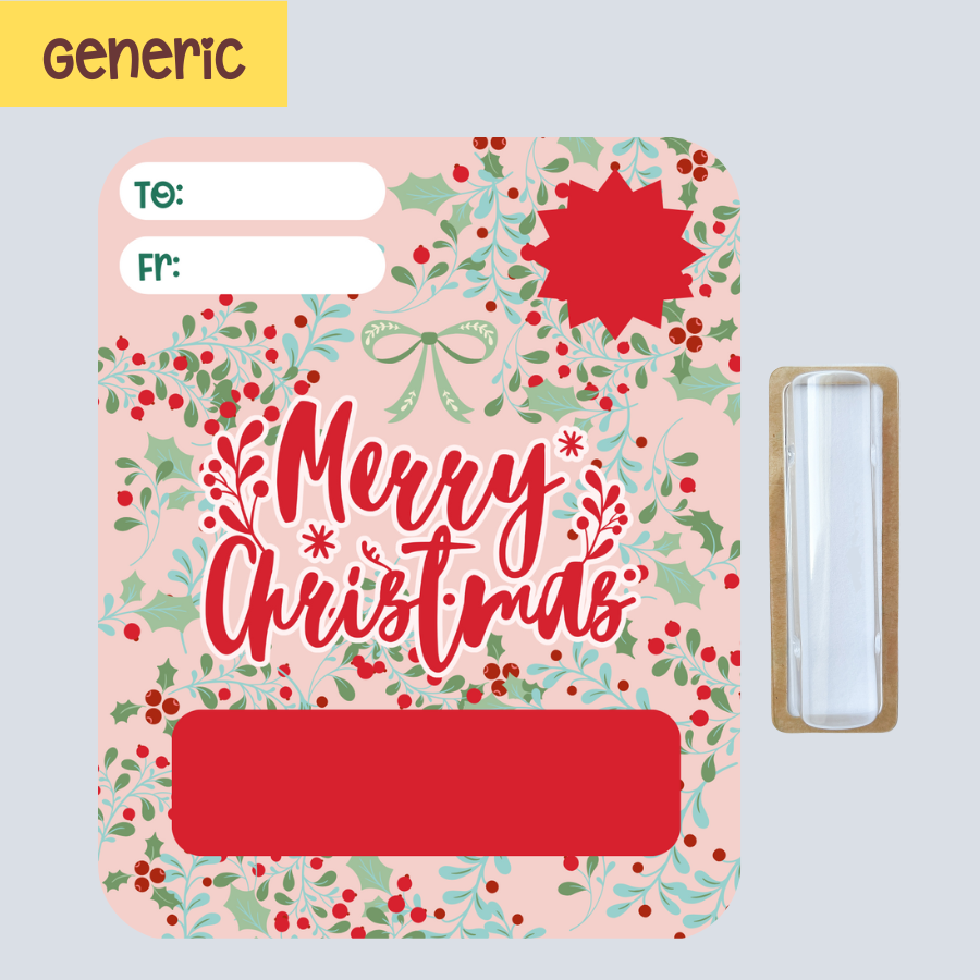 Poinsettia Christmas Money Greeting Card
