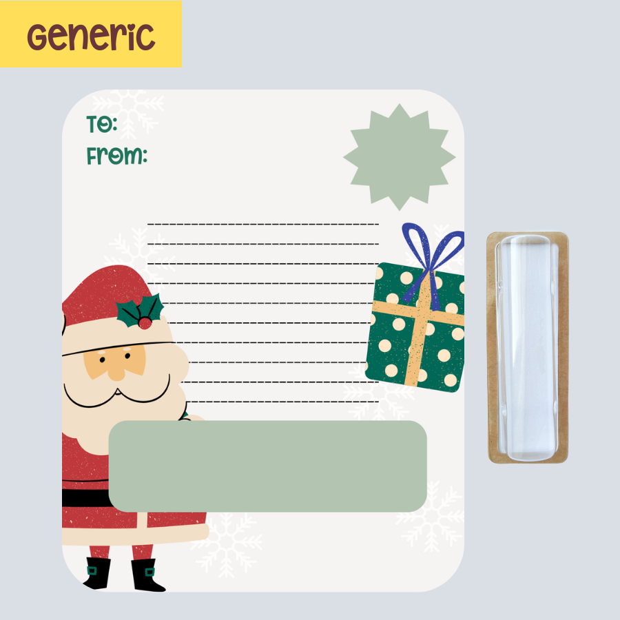 Santa's Letter Money Greeting Card